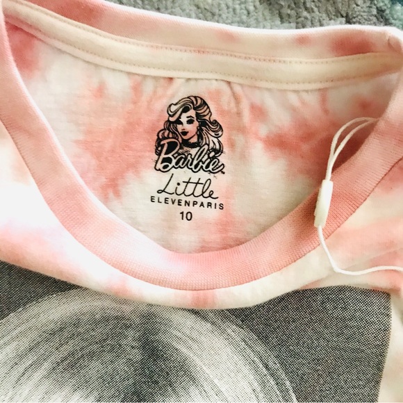 BARBIE x Little Eleven Paris NWT Girls TEE SHIRT Size 10 - Picture 9 of 10